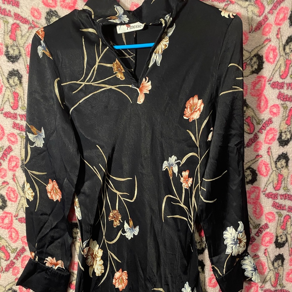 Long sleeve fitted dress